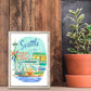 City Pride - Seattle Mini Framed Canvas