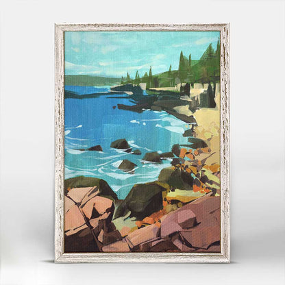 Road Trip - Acadia Mini Framed Canvas
