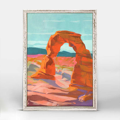 Road Trip - Arches Mini Framed Canvas