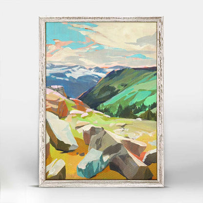 Road Trip - Rockies Mini Framed Canvas