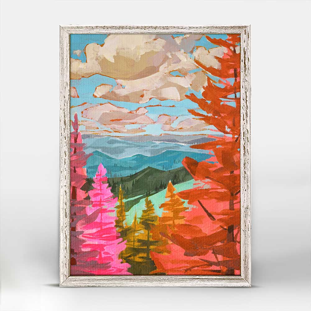 Road Trip - Smokies Mini Framed Canvas