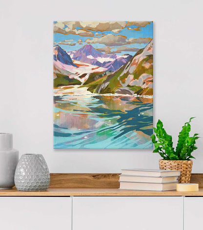 Road Trip - Glacier Canvas Wall Art - GreenBox Art