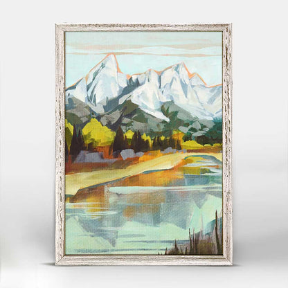 Road Trip - Teton Mini Framed Canvas