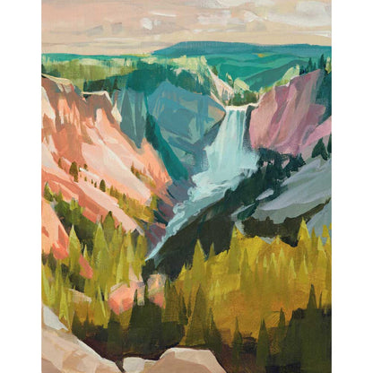 Road Trip - Yellowstone 1 Canvas Wall Art - GreenBox Art