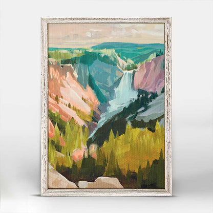 Road Trip - Yellowstone 1 Mini Framed Canvas