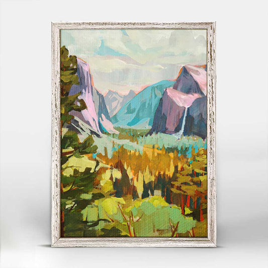 Road Trip - Yosemite 1 Mini Framed Canvas