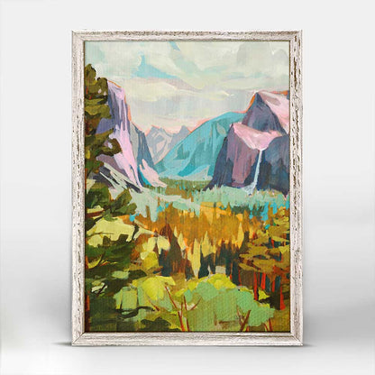 Road Trip - Yosemite 1 Mini Framed Canvas - GreenBox Art