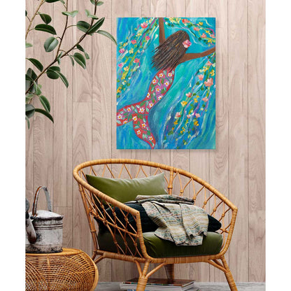 Onyx Queen Canvas Wall Art - GreenBox Art