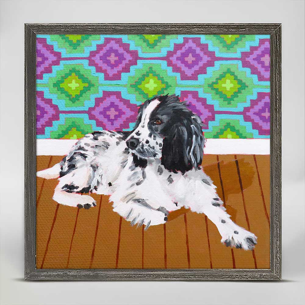 Dog Tales - Hathaway Mini Framed Canvas
