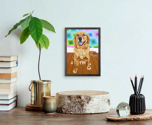 Dog Tales - Shadow Mini Framed Canvas