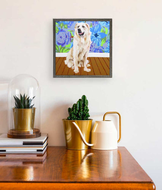Dog Tales - Major Mini Framed Canvas