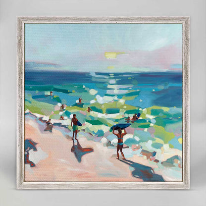 Beach Reflections Mini Framed Canvas