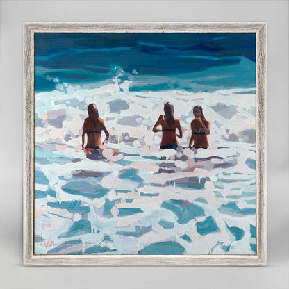 Summer Sisters Mini Framed Canvas