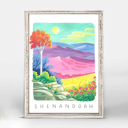 National Parks - Shenandoah Mini Framed Canvas