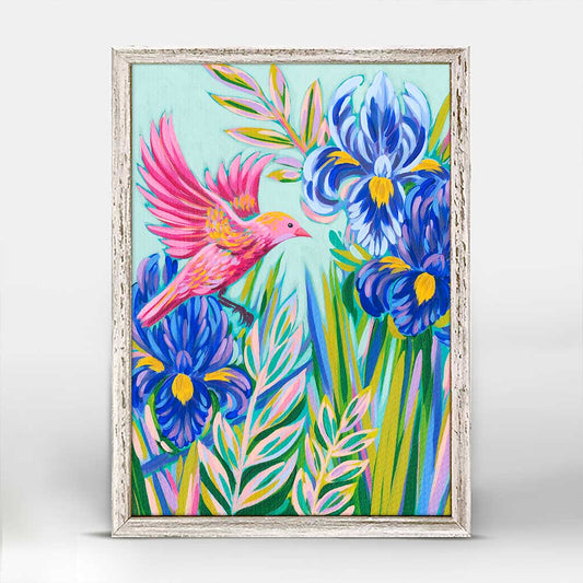 Flutter And Sway Mini Framed Canvas