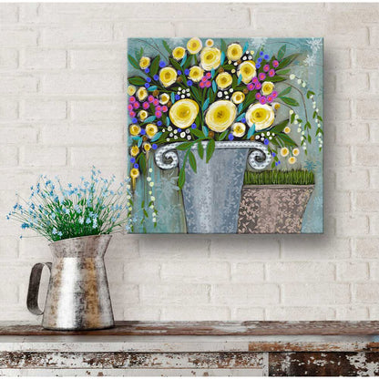 Vintage Vases Canvas Wall Art