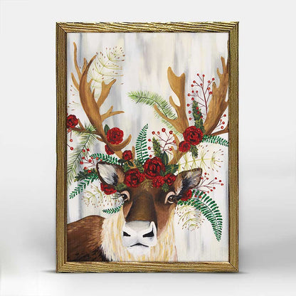 Holiday - Flora & Fauna - Eve Embellished Mini Framed Canvas