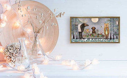 Holiday - Moonlit Kingdom Embellished Mini Framed Canvas
