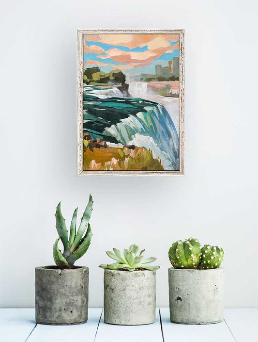 Road Trip - Niagara Mini Framed Canvas