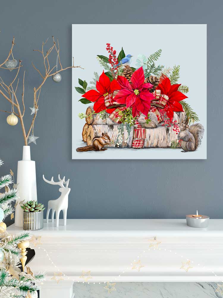 Holiday - Cozy Christmas Canvas Wall Art - GreenBox Art