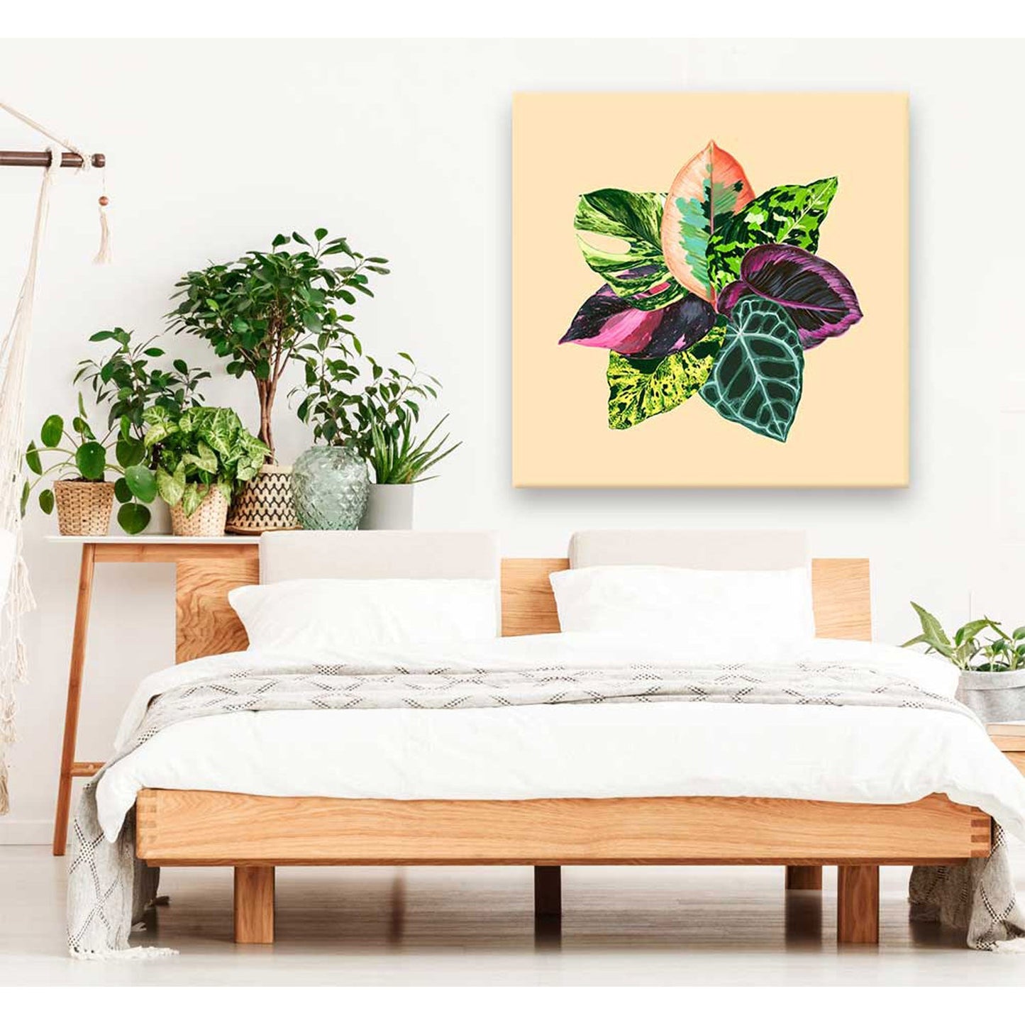 Leaf Series - Leaf Design Canvas Wall Art - GreenBox Art