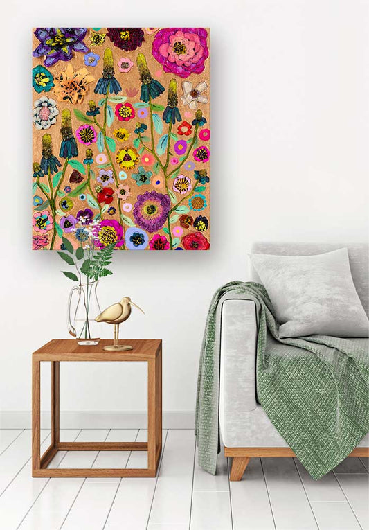 Bright & Bold - Gold Canvas Wall Art