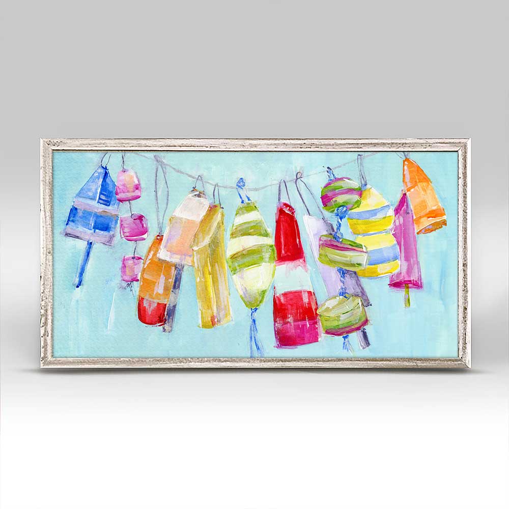 Buoys Mini Framed Canvas - GreenBox Art