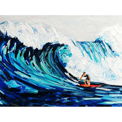Surfer Canvas Wall Art