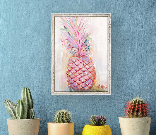 Paradise In Pink Mini Framed Canvas
