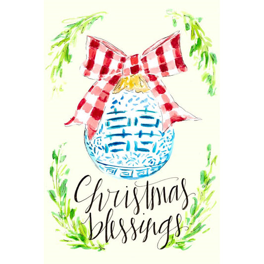Holiday - Christmas Blessings Canvas Wall Art