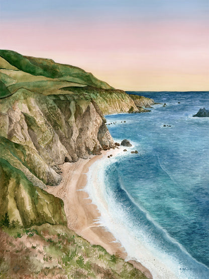 Lovely Landscapes - Big Sur Canvas Wall Art - GreenBox Art