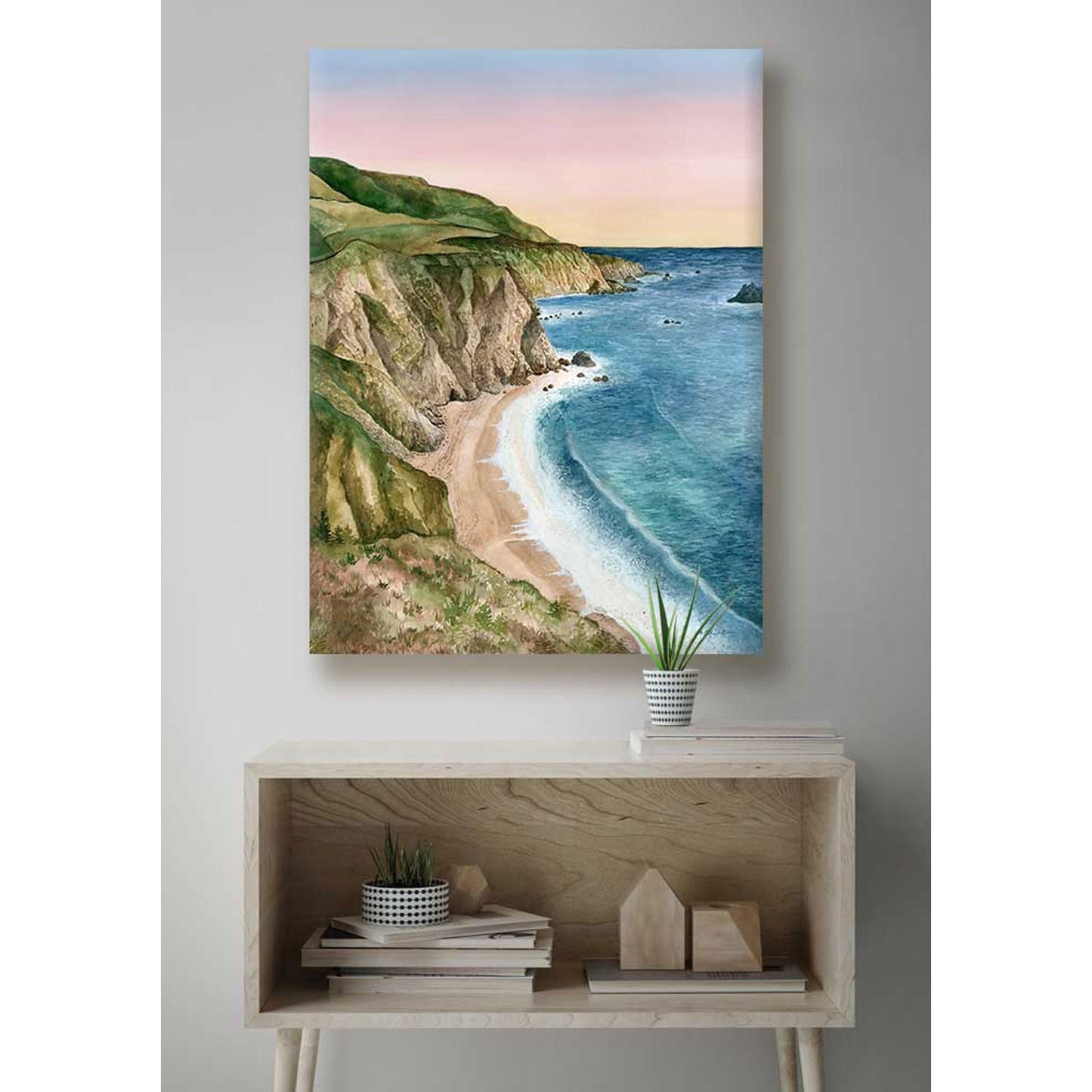 Lovely Landscapes - Big Sur Canvas Wall Art - GreenBox Art