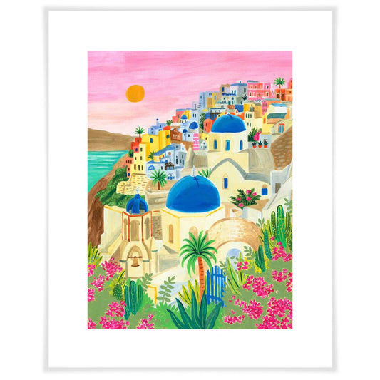 Travel Sights - Santorini Art Prints