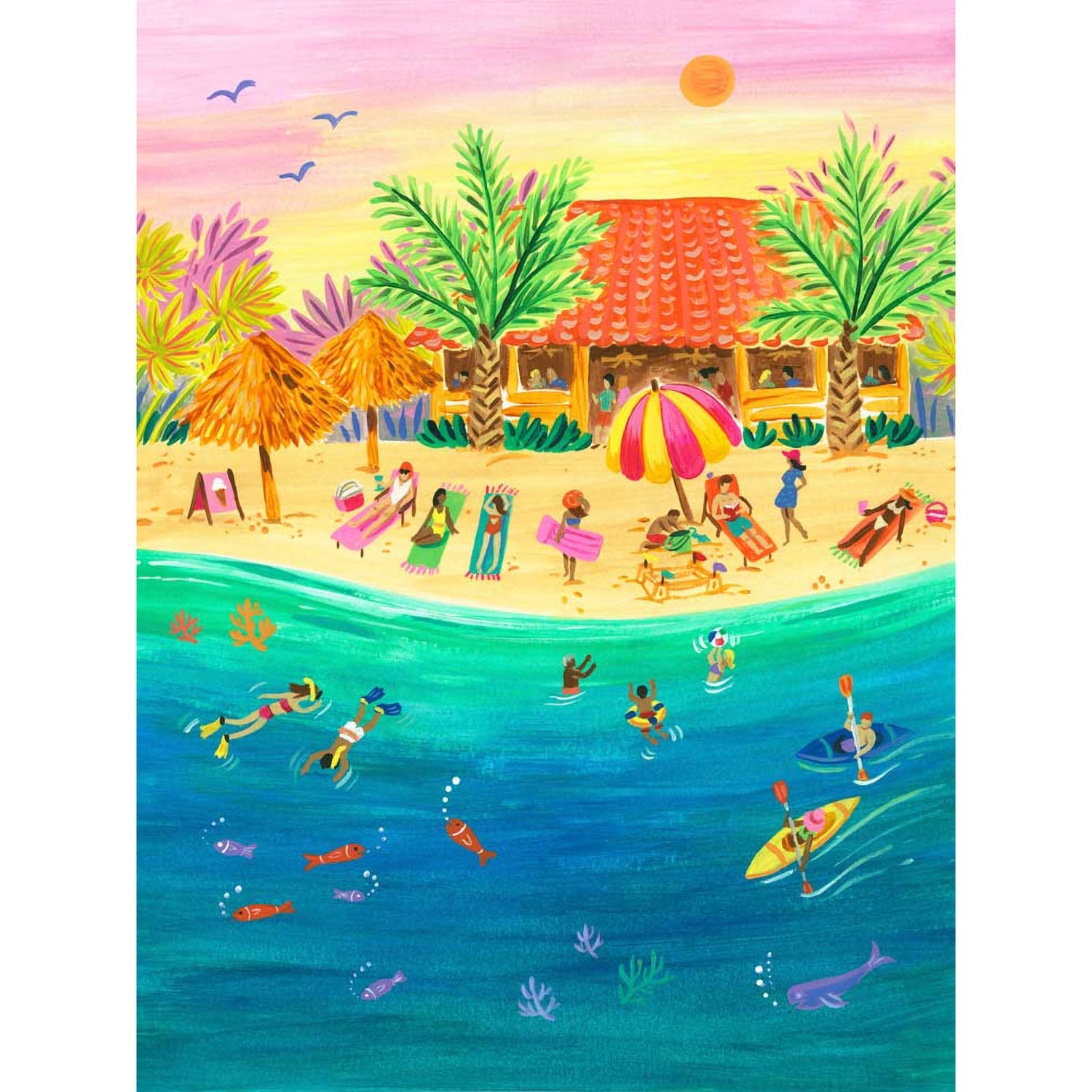 Travel Sights - Roatán Canvas Wall Art - GreenBox Art