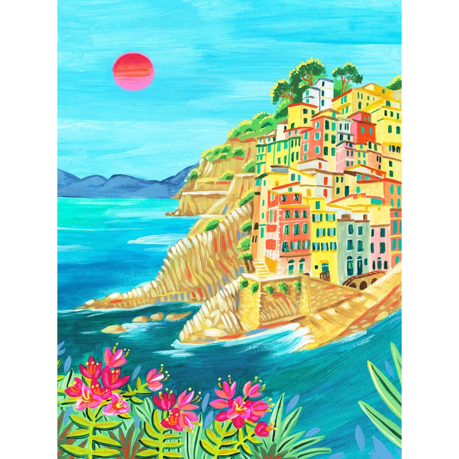 Travel Sights - Cinque Terre Canvas Wall Art - GreenBox Art