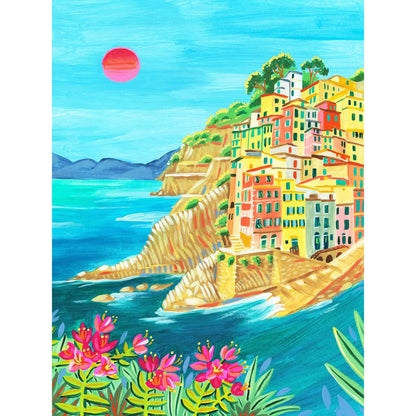 Travel Sights - Cinque Terre Canvas Wall Art