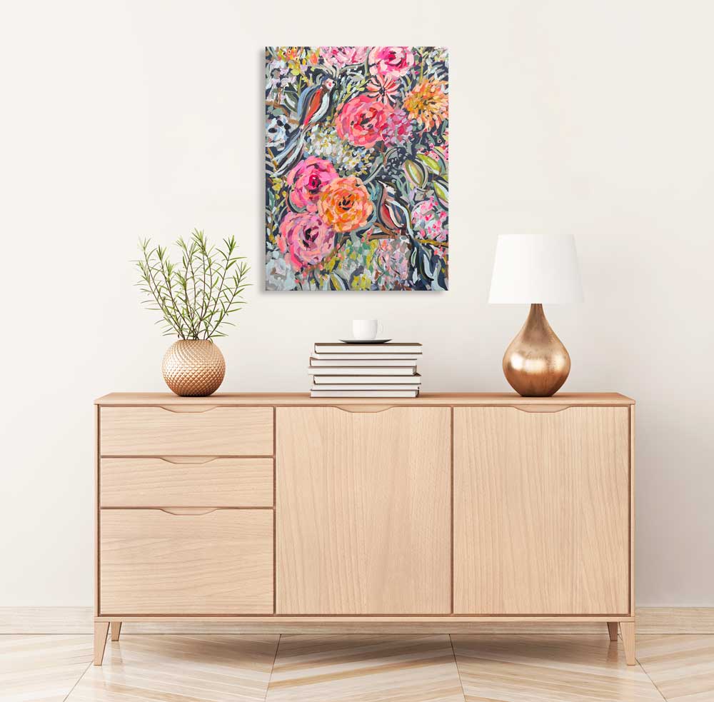 Dreaming In Color Canvas Wall Art - GreenBox Art