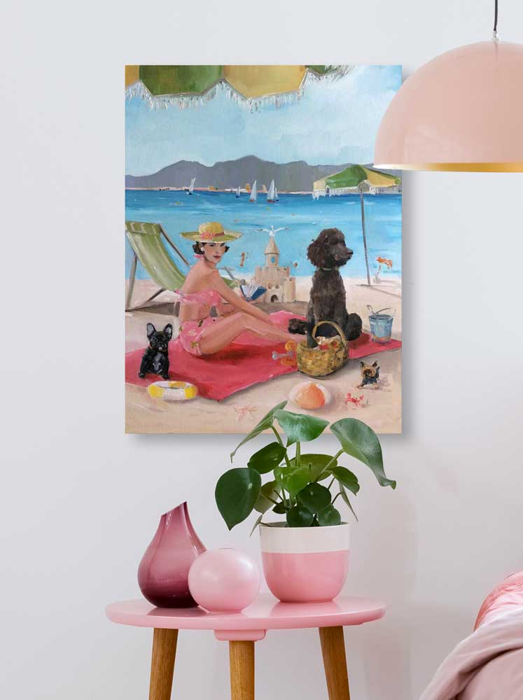 A Day In St. Tropez Canvas Wall Art
