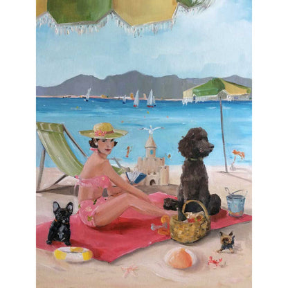 A Day In St. Tropez Canvas Wall Art