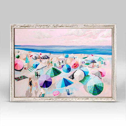 Blush Beach Mini Framed Canvas - GreenBox Art