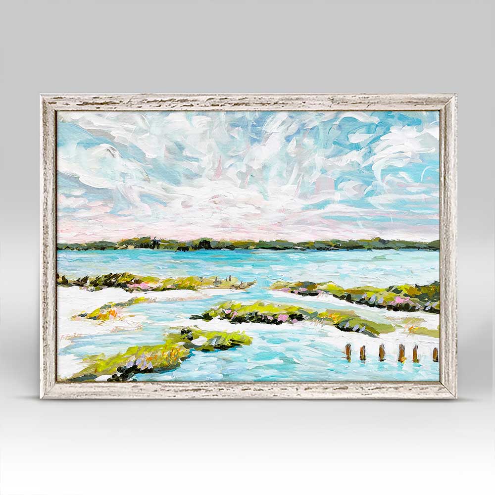 Late Day At Lowlands Mini Framed Canvas - GreenBox Art