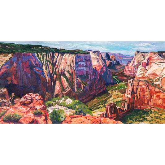 Observation Point Zion Canvas Wall Art