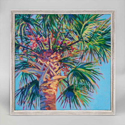 Under The Palm Mini Framed Canvas