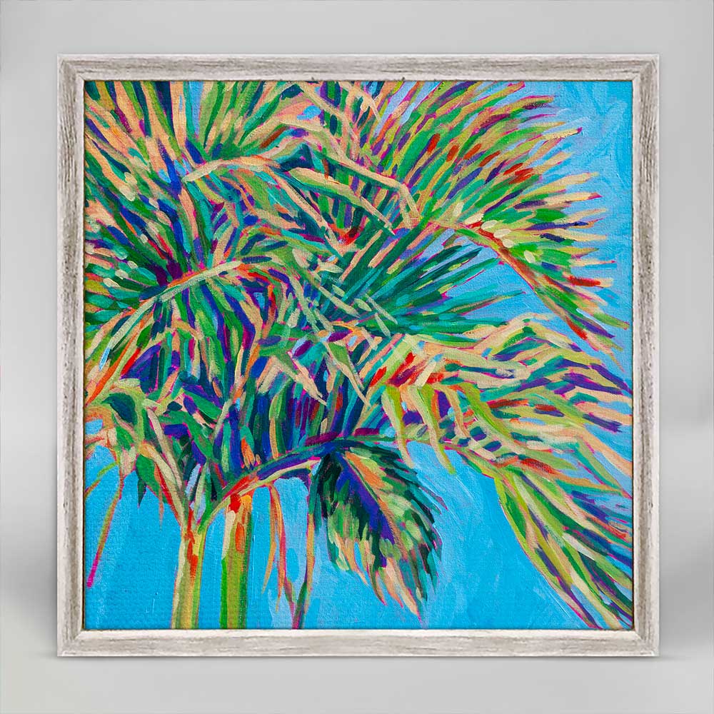 Tropical Palm Mini Framed Canvas