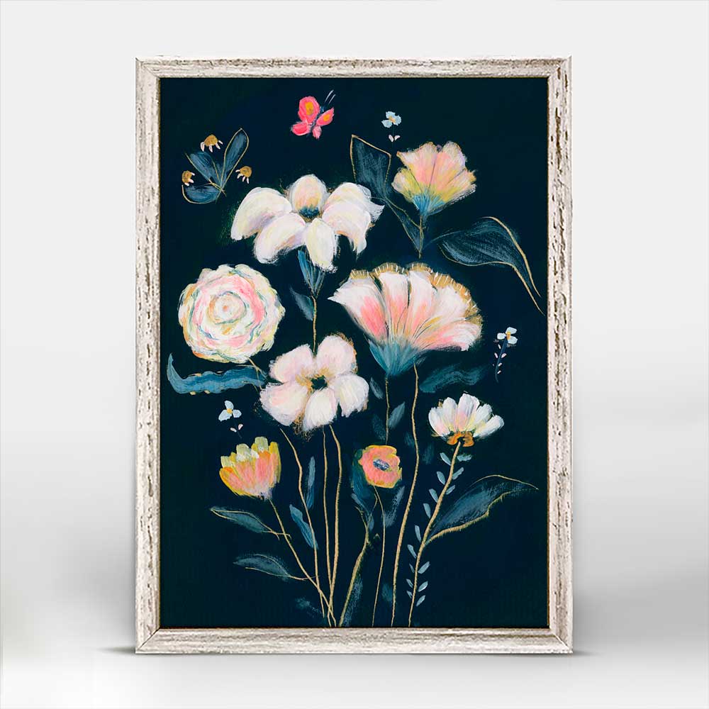 Little Bouquet Mini Framed Canvas