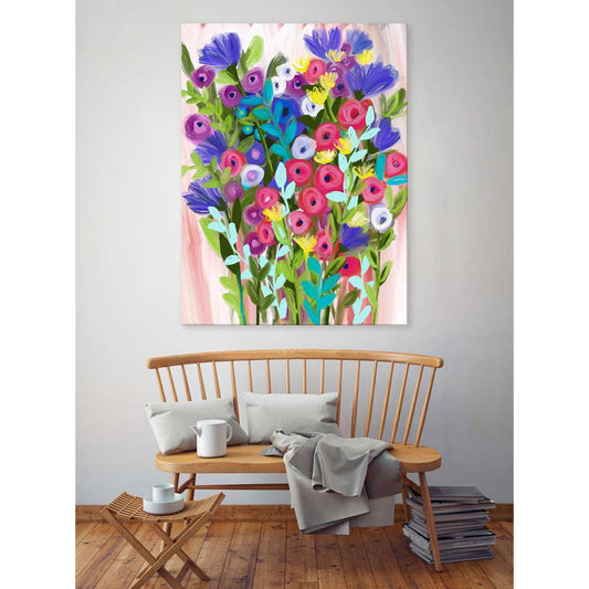 Cheerful Bloom Canvas Wall Art