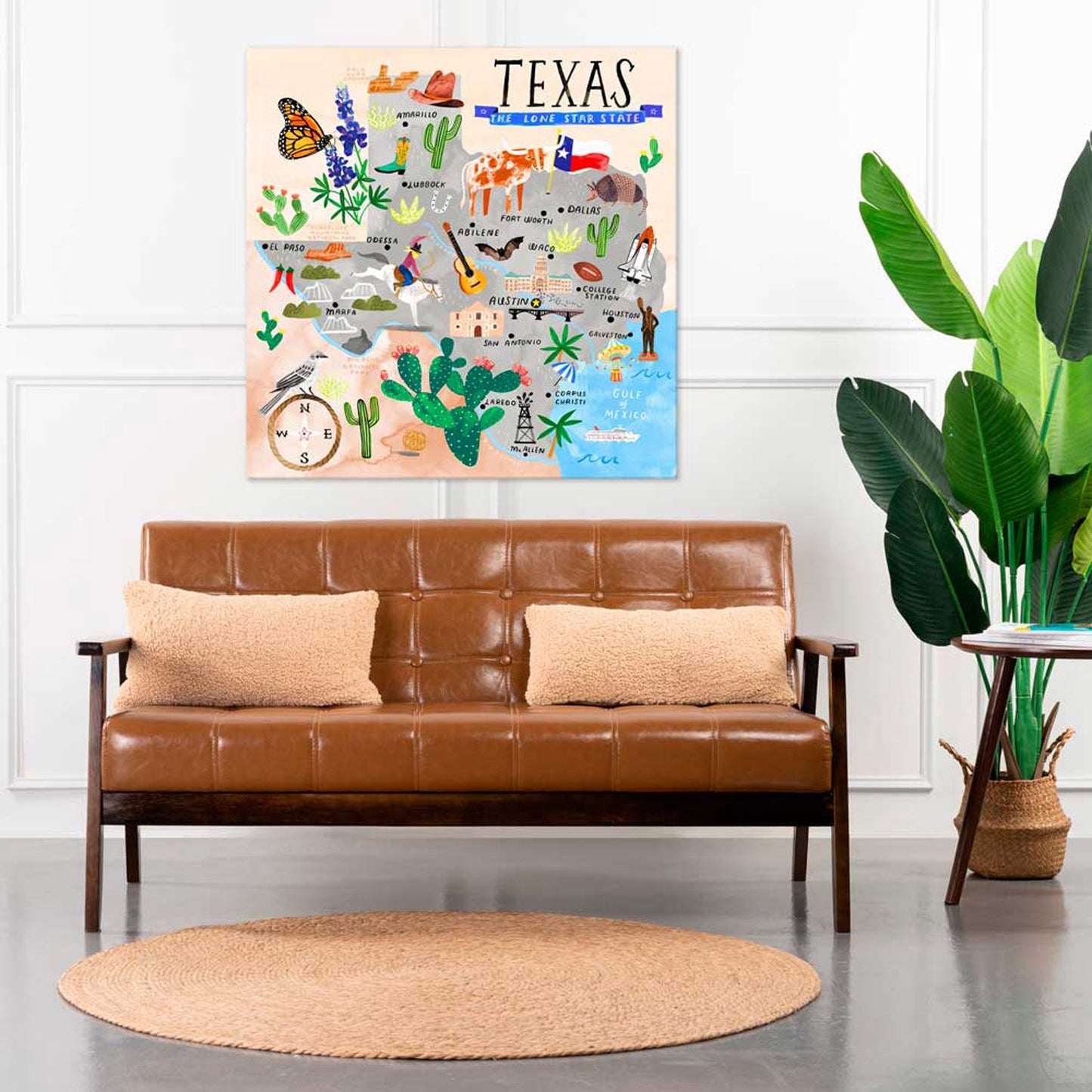 Texas Pride Canvas Wall Art