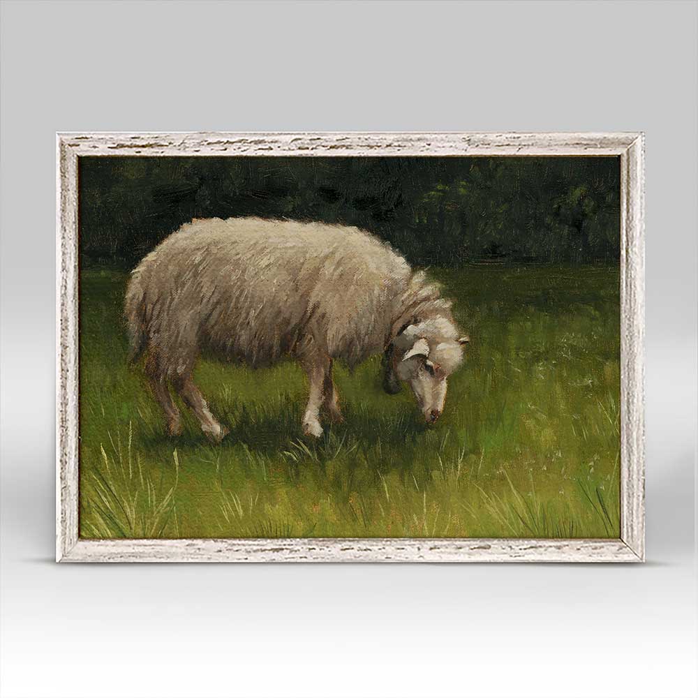 Peaceful Graze Mini Framed Canvas - GreenBox Art