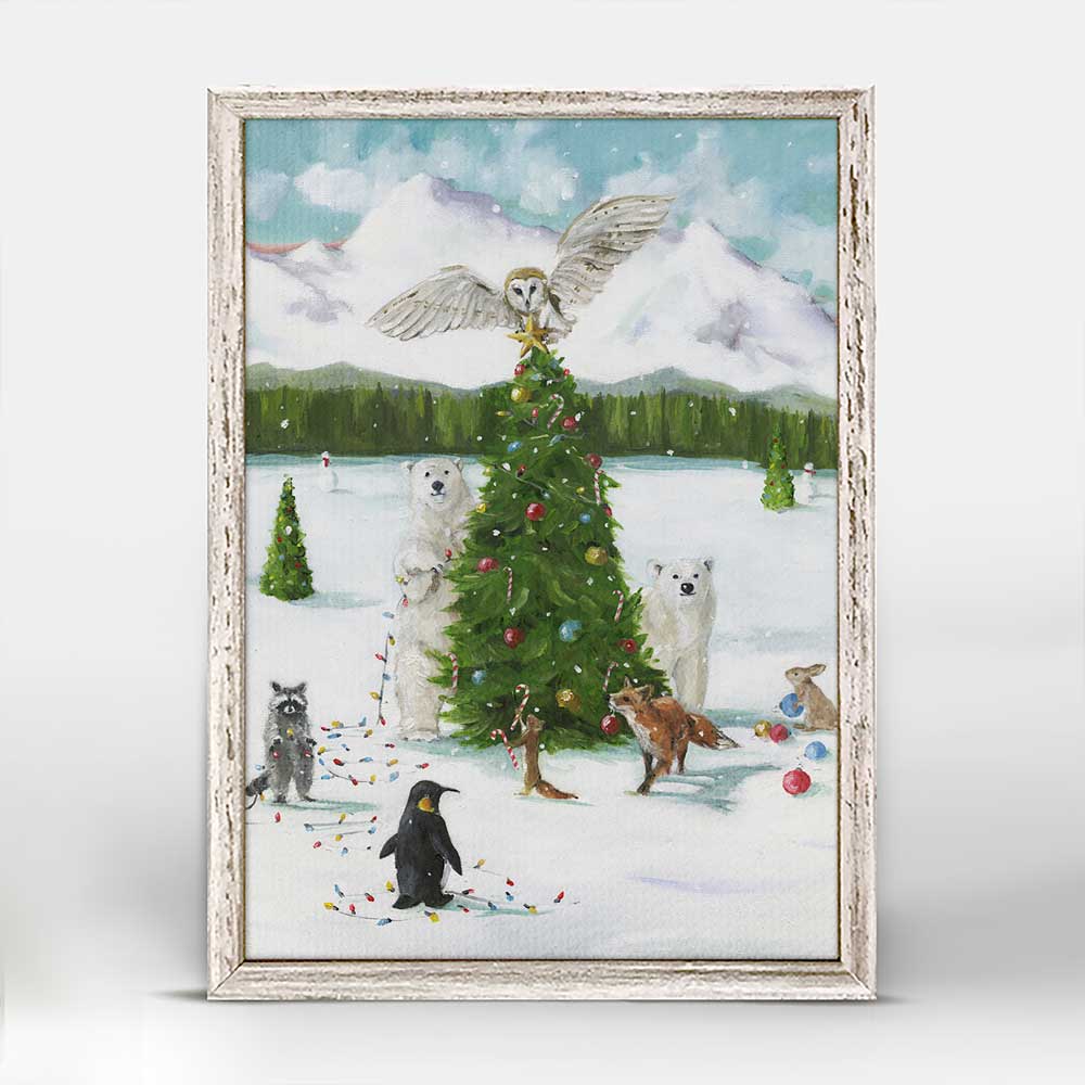 Holiday - The Christmas Star Mini Framed Canvas
