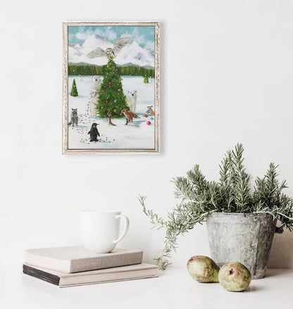 Holiday - The Christmas Star Mini Framed Canvas